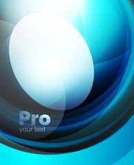 Shiny wave, glass futuristic hi-tech design. Vector abstract background