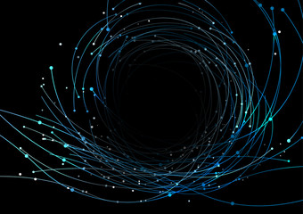 vector background abstract technology communication data Science