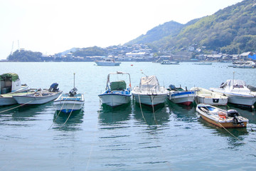 Fototapeta na wymiar 鞆の浦_港の風景