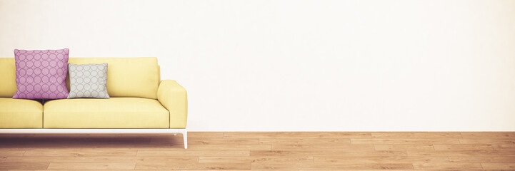 Moderne Coach | Wohnen - Banner mit Textfreiraum 