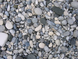 Kiesel am Strand