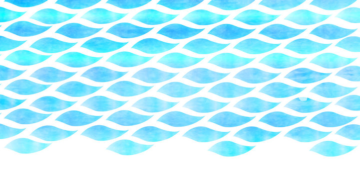 海　波　夏　背景