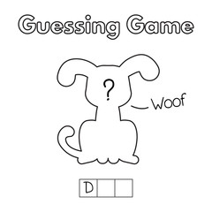 Cartoon Dog Guessing Game