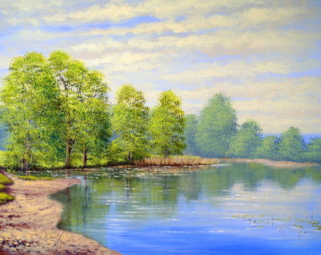 Oil paintings landscape