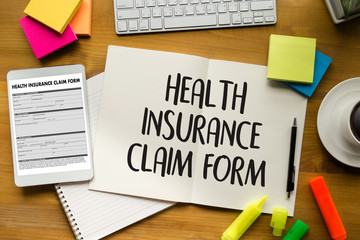 HEALTH INSURANCE CLAIM FORM , Application Concept health care