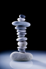 stones in balance zen rocks