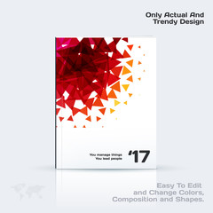 Business abstract vector template. Brochure design, cover modern