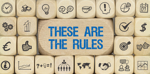 These are the Rules / Würfel mit Symbole