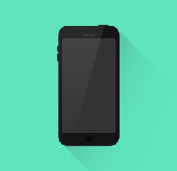 Smartphone Icon Flat Design Vektor Grafik Illustration