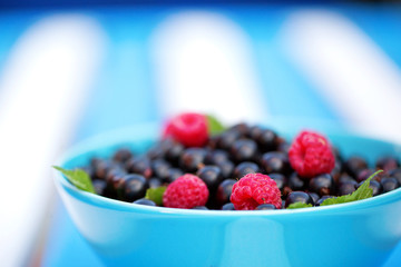 Fresh berries closeup.