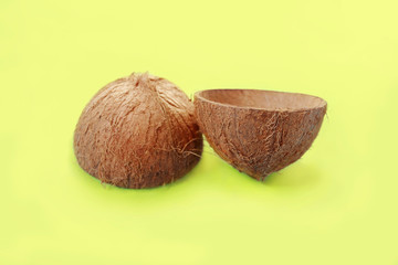 Ripe fresh coconuts