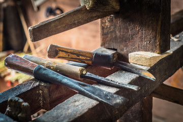 Traditional woodworker tools