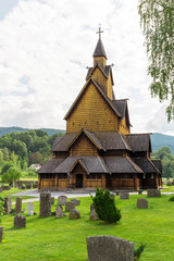 Fototapeta na wymiar Stave Church Heddal Norway