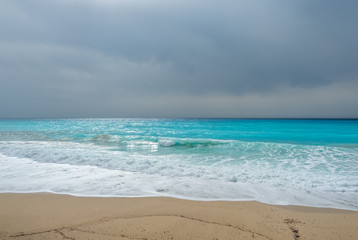 The sea of the Ionian islands