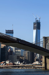 Brooklyn Bridge and Manhattan Skyline