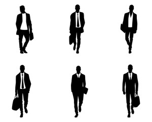 Six business mens