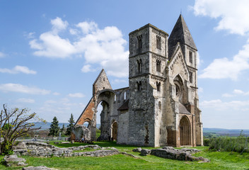 Naklejka premium Monastery ruins in Zsámbék, Hungary