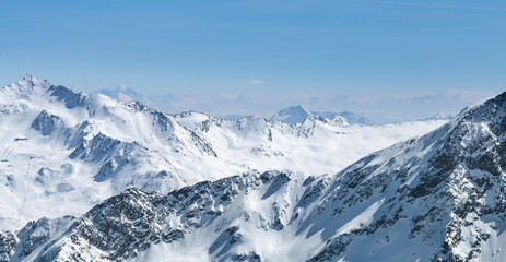 Obraz premium Austrian Alps in Winter, Austria