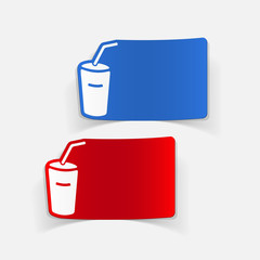 realistic design element: soda