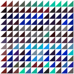 Abstract triangles in teal and lapis lazuli color scheme