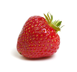 Strawberry isolated on white background.