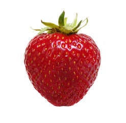 Strawberry isolated on white background.