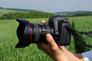 Photographer shoots nature