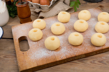 Silesian potato dumplings