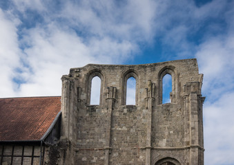 The old stone building of a monastery, Germany