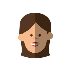 Young woman profile icon vector illustration graphic design