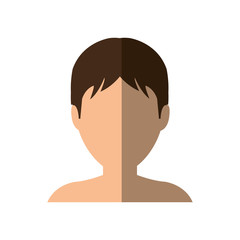 Young man profile icon vector illustration graphic design