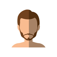 Young man profile icon vector illustration graphic design
