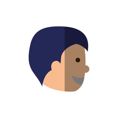 Young man profile icon vector illustration graphic design