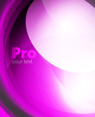 Shiny wave, glass futuristic hi-tech design. Vector abstract background