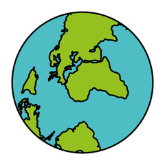 world planet earth icon vector illustration design