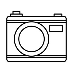 camera photographic isolated icon vector illustration design