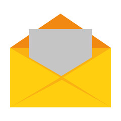 envelope mail isolated icon vector illustration design