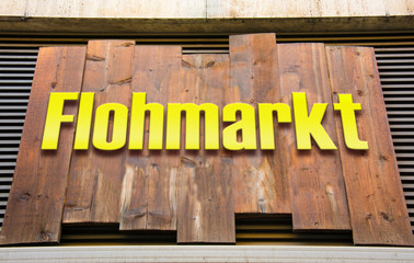 Schild 222 - Flohmarkt