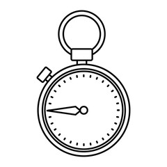 chronometer device isolated icon vector illustration design