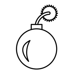 boom explosive isolated icon vector illustration design