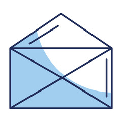 envelope mail isolated icon vector illustration design