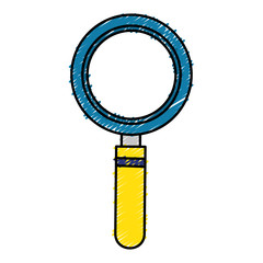 search magnifying glass icon vector illustration design