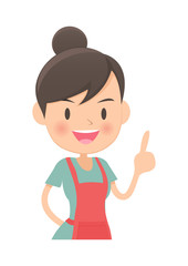 主婦　ポイント　上半身