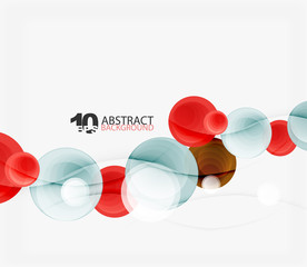 Circle vector background
