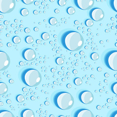 a drop of water. seamless pattern