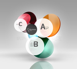 Vector circle infographics