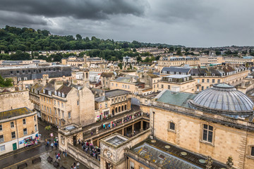 Obraz premium City view of Bath England