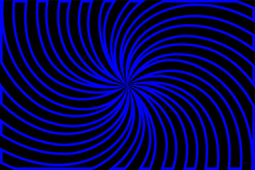Striped black and blue abstract background