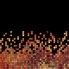 abstract vector square pixel mosaic background