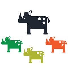 Rhino simple icon